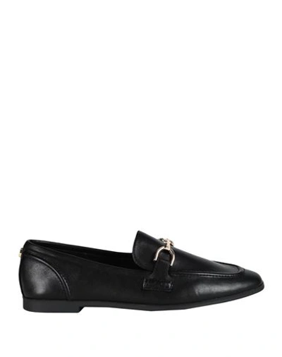 Steve Madden Woman Loafers Black Size 10 Leather