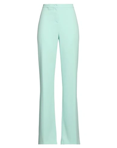 Pinko Woman Pants Light Green Size 6 Polyester, Elastane