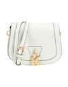 Karl Lagerfeld Woman Cross-body Bag Off White Size - Cow Leather