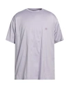 Low Brand Man T-shirt Lilac Size 7 Cotton In Purple