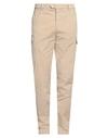 Brunello Cucinelli Man Pants Sand Size 38 Cotton, Elastane In Beige