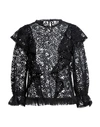 Pinko Woman Top Black Size 2 Polyester