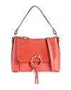 SEE BY CHLOÉ SEE BY CHLOÉ WOMAN HANDBAG RUST SIZE - COW LEATHER