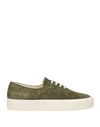 Common Projects Man Sneakers Military Green Size 6 Soft Leather