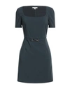 Patrizia Pepe Woman Mini Dress Dark Green Size 6 Polyester, Elastane In Green