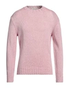 Filippo De Laurentiis Man Sweater Pink Size 40 Cotton