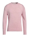 Filippo De Laurentiis Man Sweater Pink Size 40 Cotton In Pink
