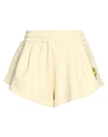 Barrow Woman Shorts & Bermuda Shorts Pastel Yellow Size L Cotton In Yellow
