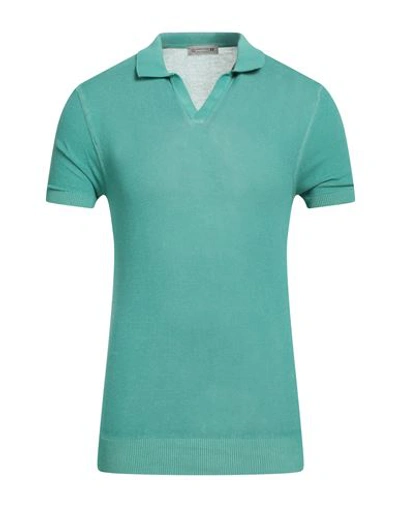 Daniele Alessandrini Homme Man Sweater Green Size 38 Cotton In Green