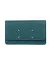 Maison Margiela Woman Handbag Deep Jade Size - Bovine Leather, Brass, Zinc In Green