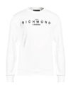 John Richmond Man Sweatshirt White Size S Cotton