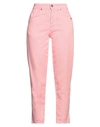 Berna Woman Pants Pink Size 6 Cotton
