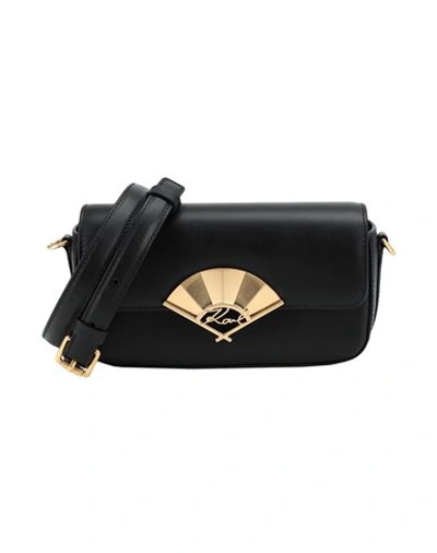 Karl Lagerfeld Woman Cross-body Bag Black Size - Cow Leather