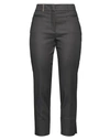 Peserico Woman Pants Charcoal Size 6 Cotton, Viscose, Elastane In Grey