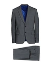 Paul Smith Man Suit Grey Size 42 R Wool, Elastane