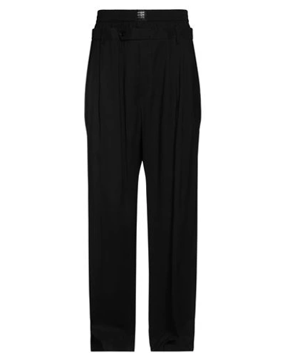 Msgm Man Pants Black Size 30 Viscose, Polyester