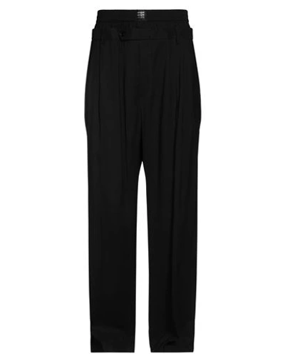 Msgm Man Pants Black Size 36 Viscose, Polyester