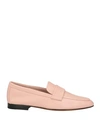 Doucal's Woman Loafers Blush Size 7 Soft Leather In Pink