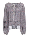 Isabel Marant Étoile Marant Étoile Woman Top Blue Size 8 Viscose In Blue