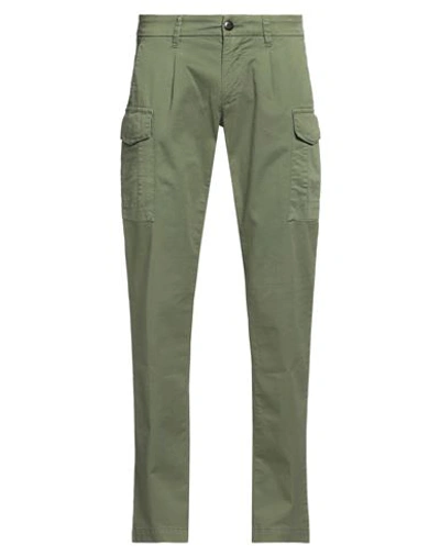 One Seven Two Man Pants Military Green Size 30 Cotton, Elastane