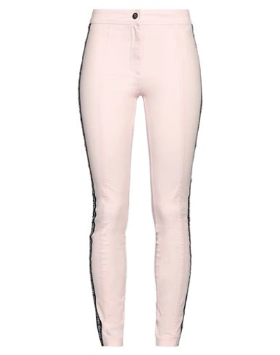 Liu •jo Woman Pants Pink Size S Cotton, Polyester, Elastane