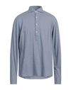 Alessandro Gherardi Man Polo Shirt Navy Blue Size 16 ½ Cotton