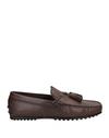 Tod's Man Loafers Cocoa Size 8.5 Soft Leather In Brown