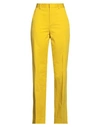 Dsquared2 Woman Pants Yellow Size 2 Cotton, Elastane