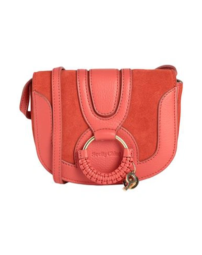 See By Chloé Woman Cross-body Bag Rust Size - Cow Leather In Red