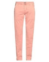 Jacob Cohёn Man Pants Salmon Pink Size 34 Cotton, Elastane