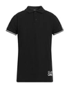 Cavalli Class Polo Shirts In Black