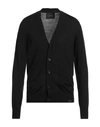 John Richmond Man Cardigan Black Size Xxl Merino Wool, Acrylic