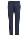 Teleria Zed Man Pants Navy Size 30 Cotton, Elastane In Navy Blue