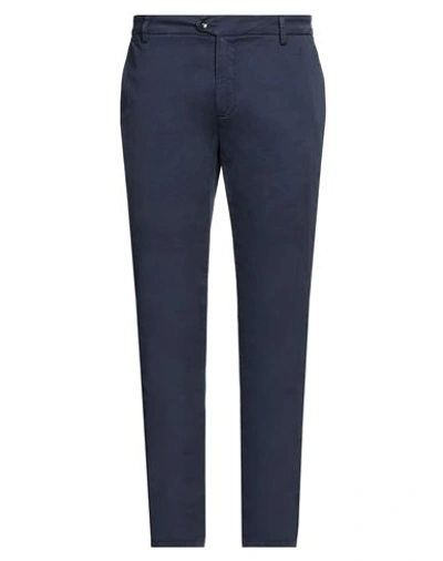 Teleria Zed Man Pants Navy Size 30 Cotton, Elastane In Navy Blue