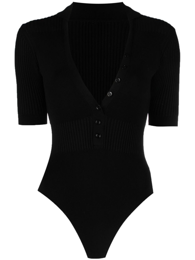 Jacquemus Black Le Papier 'le Body Yauco' Bodysuit