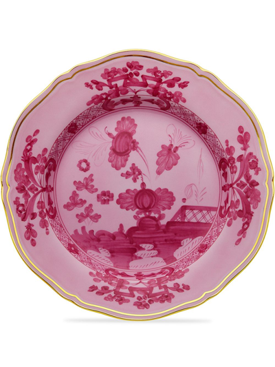 Ginori 1735 Pink Oriente Italiano Porcelain Dinner Plate