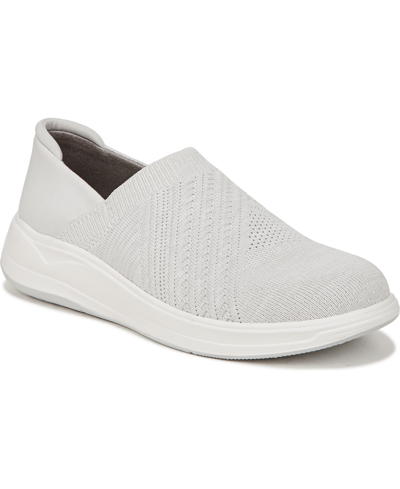 Bzees Premium Triumph Washable Slip-ons In Bright White Fabric