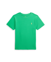 Polo Ralph Lauren Toddler And Little Boys Cotton Jersey Crewneck T-shirt In Classic Kelly,soft