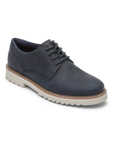 Rockport Men's Maverick Plain Toe Oxford Shoes In Navy