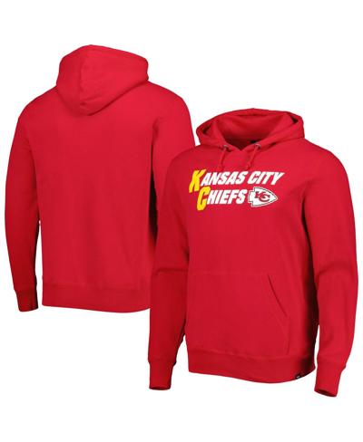 47 Brand Men's ' Red Kansas City Chiefs Regional Headline Pullover Hoodie