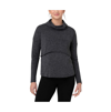 Ripe Maternity Maternity Ripe Cameron Roll Neck Nursing Top Dark Charcoal In Dark Charcoal