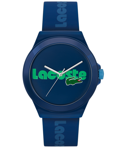 Lacoste Men's Neocroc Quartz Blue Silicone Strap Watch 42mm