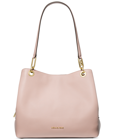 Michael Kors Michael  Kensington Large Leather Tote In Soft Pink