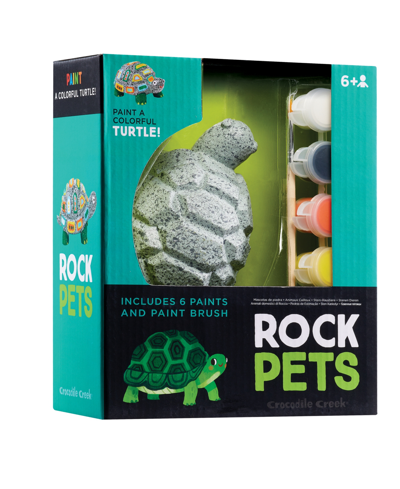 Crocodile Creek Kids' Turtle Rock Pet In Multi