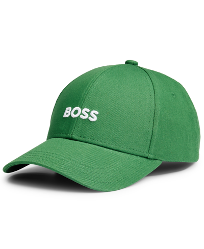 Hugo Boss Boss By  Men's Embroidered Logo Cap In Open Green