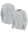 FANATICS SIGNATURE MEN'S AND WOMEN'S FANATICS SIGNATURE GRAY MINNESOTA GOLDEN GOPHERS SUPER SOFT PULLOVER CREW SWEATSHI