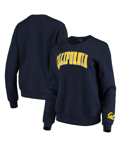 Colosseum Women's  Navy Cal Bears Campanile Pullover Sweatshirt