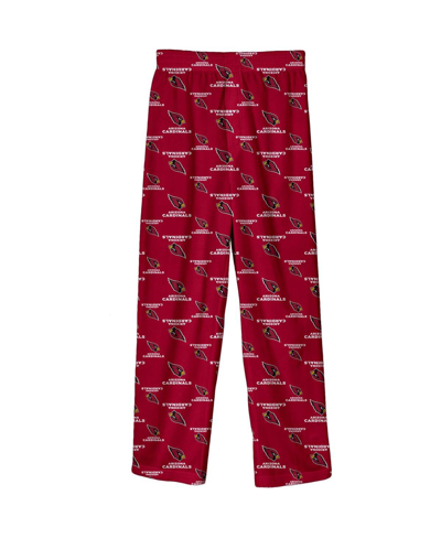 Outerstuff Kids' Big Boys Cardinal Arizona Cardinals All Over Print Lounge Pants