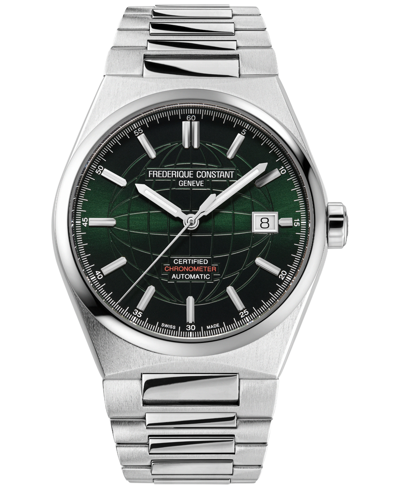 FREDERIQUE CONSTANT MEN'S SWISS AUTOMATIC HIGHLIFE COSC STAINLESS STEEL BRACELET WATCH 39MM
