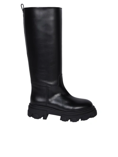 Gia Borghini Black Leather Boot